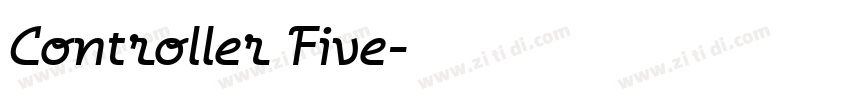 Controller Five字体转换